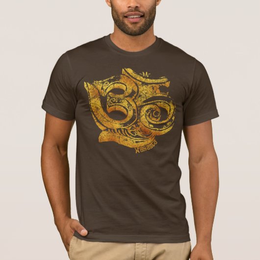 T-shirt om5 d'or (Devant)