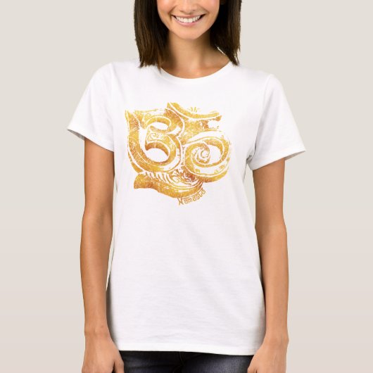 T-shirt om5 d'or (Devant)