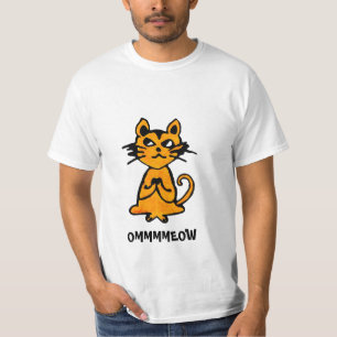 T-shirt Om Cat - Funny Yoga T Shirt (hommes)