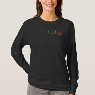 T-shirt Om Coeur Symbole Spirituel Ohm Méditation Yoga