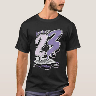 T-shirt om JD 11 laag puur violet druppelgetal te