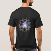 T-shirt Om Mandala cosmique (Dos)
