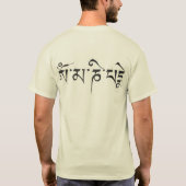 T-shirt om mani padme hum (Dos)