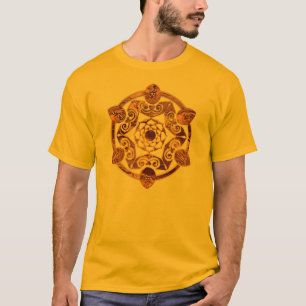 T-shirt Om Mani Padme Hum - Golden Mandala