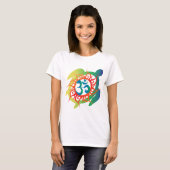 T-shirt OM-Tatto-Vibrant-Tortue (Devant entier)