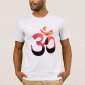 T-shirt Om Tree Sun Mantra Yoga Mens Double Côté (Devant)