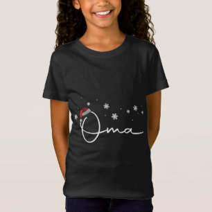 T-Shirt Oma Christmas Mignon X Mas Pajama Gigi Memaw Gramm