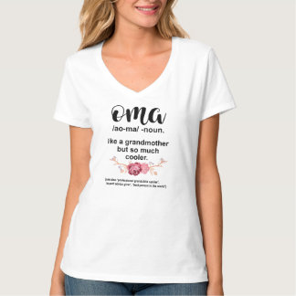 T-shirt Oma Comme Une Grand-Mère Mais Glacière Mignonne 