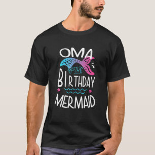 T-shirt Oma De La Sirène D'Anniversaire Dons Femme Mat De
