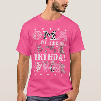 T-shirt Oma De L'Anniversaire Rodéo-Fille De Vache Oma Cow