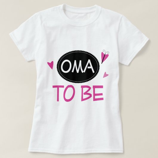 T-shirt Oma fier à être (Design devant)