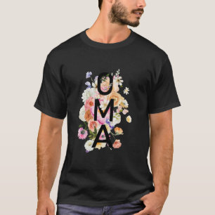 T-shirt Oma Fleur sauvage grand-mère femmes Fête des mères