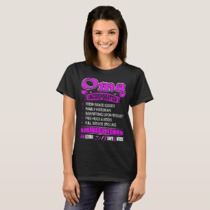 T-shirt Oma gardant les enfants les étreintes et le