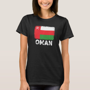 T-shirt Oman Drapeau soutien peuple omanais Femmes Hommes