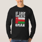 T-shirt Oman Flag Design If lost send me to Oman Premium (Devant)