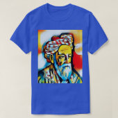 T-shirt Omar Khayyam Portrait Abstrait Omar Khayyam Artwor (Design devant)