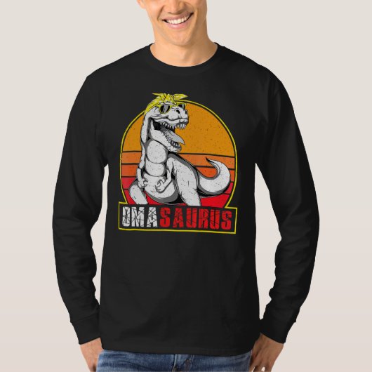T-shirt Omasaurus Rex Dinosaur Oma Saurus Correspondance F (Devant)