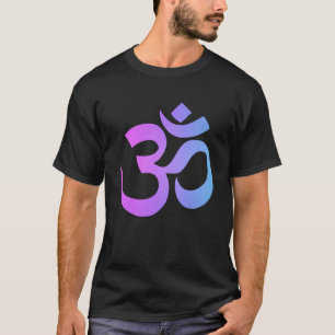 T-shirt *~* Ombre au néon OM sur les hommes noirs