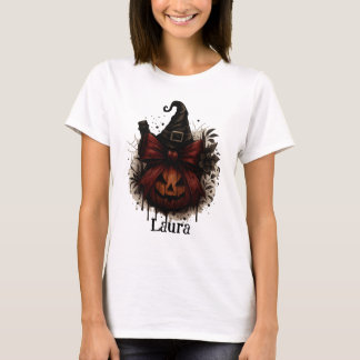 T-shirt Ombre Aura foncé - Nom personnalisé Carte