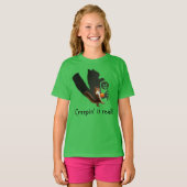 T-shirt Ombre Déplaisante de l'écureuil (Devant entier)