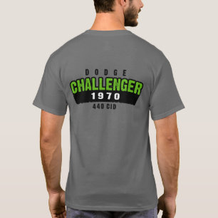 T-shirt Ombre Dodge Challenger Caveman 1970