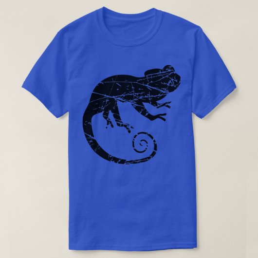 T-shirt ombre silhouette silhouette d'écusson b (Design devant)