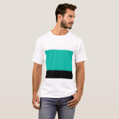 T-shirt Ombre turquoise (Devant entier)