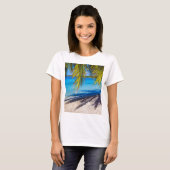 T-shirt Ombres sur la plage (Devant entier)
