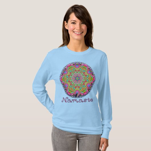 T-shirt Omen Namaste Kaleidoscope (Devant entier)