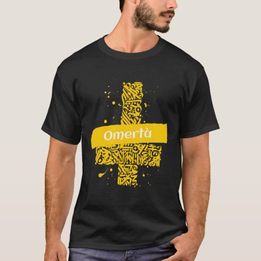 T-shirt Omertá (Devant)