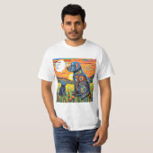T-shirt OMG, c'est ce chat encore (Devant entier)