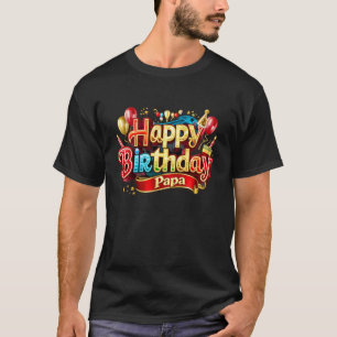 T-shirt OMG C'est l'anniversaire de mon papa Femmes Hommes