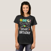 T-shirt Omg C'Est Mes Pères Anniversaire Fête Cool (Devant entier)