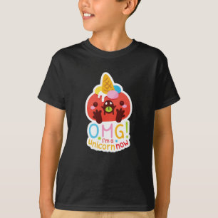 T-shirt OMG je suis une licorne maintenant