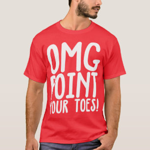 T-shirt OMG Taper les orteils en claquettes