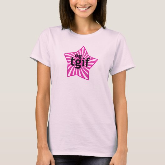T-shirt OMG ! tgif (Devant)