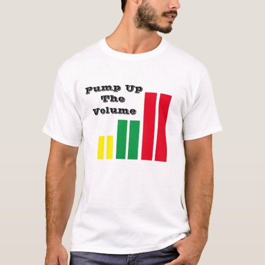 T-shirt omhoog het volume (Voorkant)