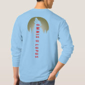 T-shirt Omnis vir Lupus | Hommes Long Sleeve (Dos)