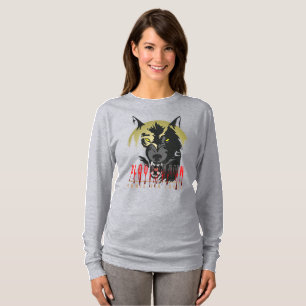 T-shirt Omnis Vir Lupus Longs manches femmes
