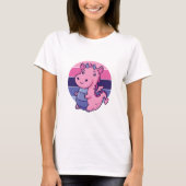 T-shirt Omnisexual Dragon Omnisexuality Flag Pride (Devant)