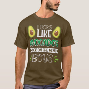 T-shirt On Dirait Des Avocados Sur Le Menu Des Garçons