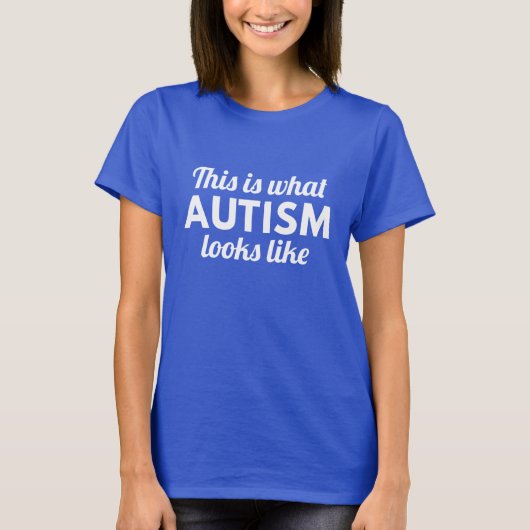 T-shirt On dirait l'autisme (Devant)