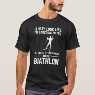 T-shirt On dirait que je vous écoute Biathlon Pr
