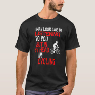 T-shirt On dirait que je vous écoute Humour à vélo
