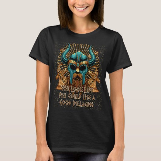 T-shirt On dirait qu'on pourrait utiliser un bon Vikin pou (Devant)