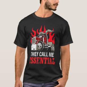 T-shirt On M'Appelle Essential Trucker Truck Drivers Fire