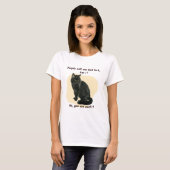 T-shirt On m'appelle malchance, n'est-ce pas ? (Devant entier)