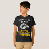 T-shirt On m'appelle papa parce que Partner of Crime Papa (Devant entier)