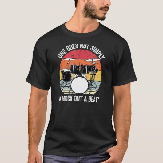 T-shirt On Ne Fait Pas Simplement Frapper Une Blague De Ba (Devant)