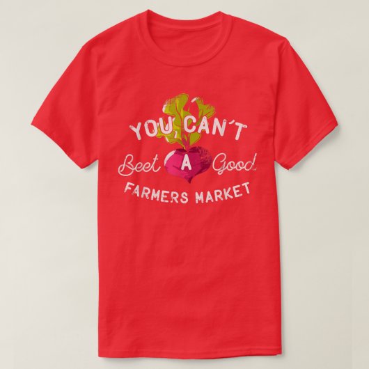 T-shirt On ne peut pas parier un bon pays rural du marché (Design devant)